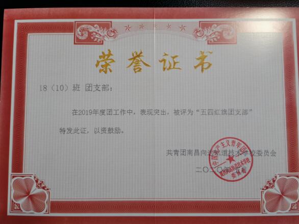 2019年度南昌向遠(yuǎn)軌道技術(shù)學(xué)校“全校優(yōu)秀共青團(tuán)員”、“全校優(yōu)秀共青團(tuán)干部”、“全校五四紅旗團(tuán)支部”的活動(dòng)。
